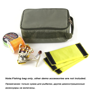 Oxford Fishing Tackle Bag Large capacity Portable Fishing Reel Lure Hook Gear Storage Handbag Outdoor Fishing Reel Case PJ154