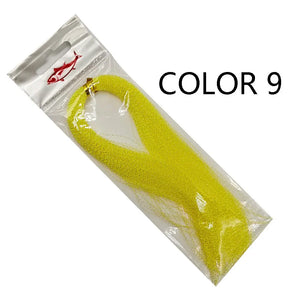 5Packs/ Fishing Tying Crystal  Twisted Flashabou Holographic Tinsel Fly Flash for Jig Hook Lure Making Material