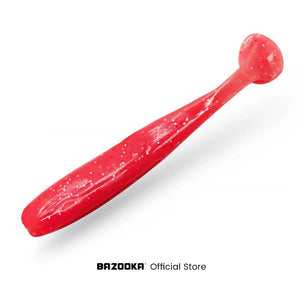 Bazooka Shad Worm Fishing Soft Lure Big Silicone 90 100mm Bait T Tail Easy Shiner Wobbler Swimbait Pesca Trout Pike Bass Winter
