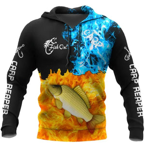 2024 3D Fishing Printed Men's Hoodie Designer Sweatshirt Spring Autumn Harajuku y2k Clothes Long Sleeve Pullover