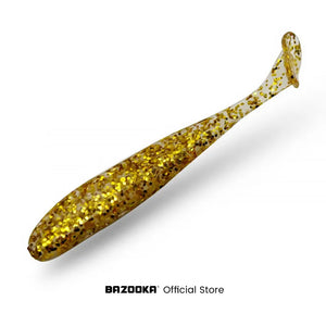 Bazooka Shad Worm Fishing Soft Lure Big Silicone 90 100mm Bait T Tail Easy Shiner Wobbler Swimbait Pesca Trout Pike Bass Winter