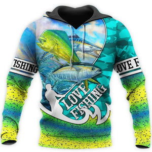 2024 3D Fishing Printed Men's Hoodie Designer Sweatshirt Spring Autumn Harajuku y2k Clothes Long Sleeve Pullover