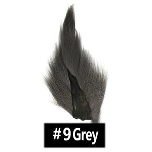 Vtwins Fly Tying Fur Whole Dyed Deer Tail Hair Fur Bucktail Jigs Fly Tying Saltwater Flies Dry for Fly Tying Bucktail Materials