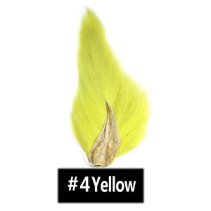 Vtwins Fly Tying Fur Whole Dyed Deer Tail Hair Fur Bucktail Jigs Fly Tying Saltwater Flies Dry for Fly Tying Bucktail Materials