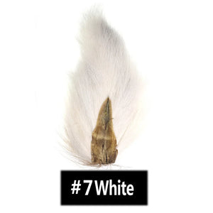 Vtwins Fly Tying Fur Whole Dyed Deer Tail Hair Fur Bucktail Jigs Fly Tying Saltwater Flies Dry for Fly Tying Bucktail Materials