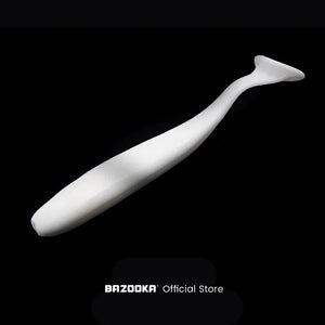 Bazooka Shad Worm Fishing Soft Lure Big Silicone 90 100mm Bait T Tail Easy Shiner Wobbler Swimbait Pesca Trout Pike Bass Winter