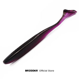 Bazooka Shad Worm Fishing Soft Lure Big Silicone 90 100mm Bait T Tail Easy Shiner Wobbler Swimbait Pesca Trout Pike Bass Winter