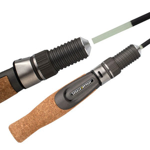 Ice fishing rod Rod 53cm Flat Solid tip 2 section Winter Fishing Rod Light weight Glassfiber River Shrimp Carp Fishing Pole
